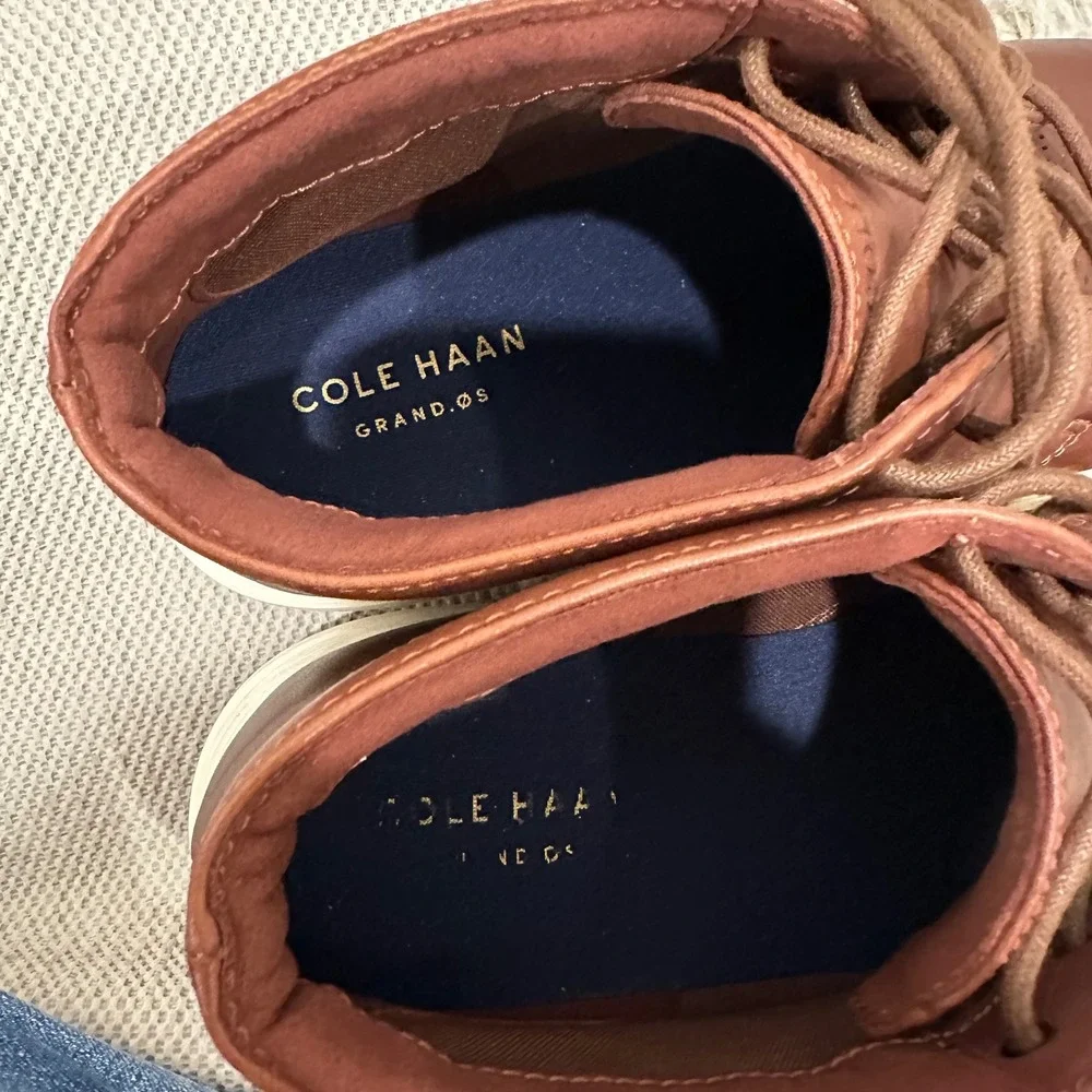 Cole Haan Grand Tour Chukka 10.5M Brown‎ Leather Business Casual Athleisure
